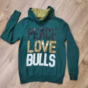 E5 College Classics USF Bulls Womens Zip Up Hoodie